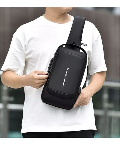 IRONBAG: Bandolera Antirrobo con Puerto USB